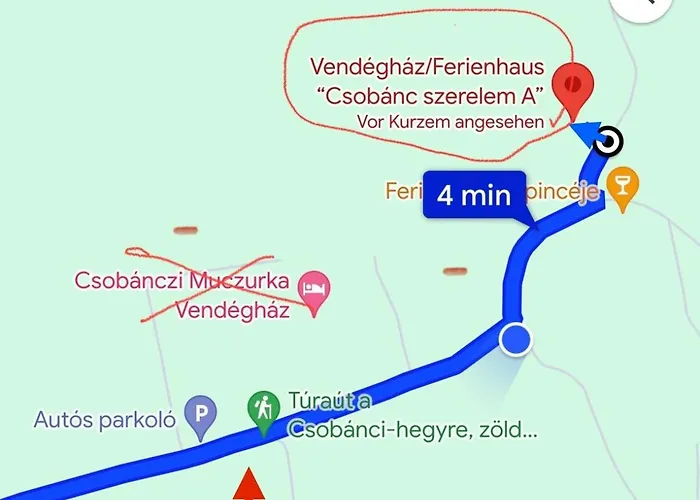 度假居 Csobanc Szerelem-nemzeti Park-oenallo Haz - Klimatizalt *